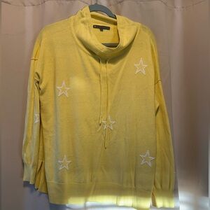 Elliott Lauren Yellow Cowl Neck Sweater